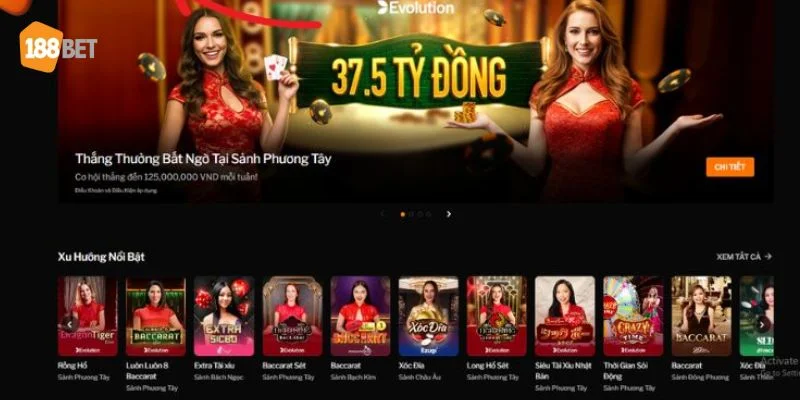 188BET Mọi giao dịch tại sàn cược của nhà cái 188BET đều được tiến hành rất nhanh gọn, tiện lợi.