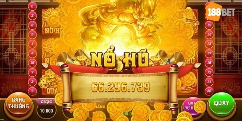 Game Nổ Hũ 188Bet - Tìm May Mắn Quay Thưởng Mỗi Ngày Cơ hội nhân tài khoản gấp trăm lần chỉ với game nổ hũ tại 188BET.