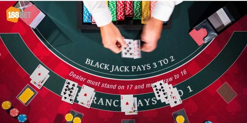 Mẹo Chơi Bài Blackjack: Cách Đánh Mạnh Tay Ăn Đậm Tại 188Bet Mẹo chơi bài Blackjack với quy tắc rút bài mềm dễ áp dụng.